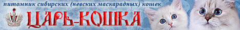 Питомник сибирских (невских маскарадных) кошек "Царь-кошка"
